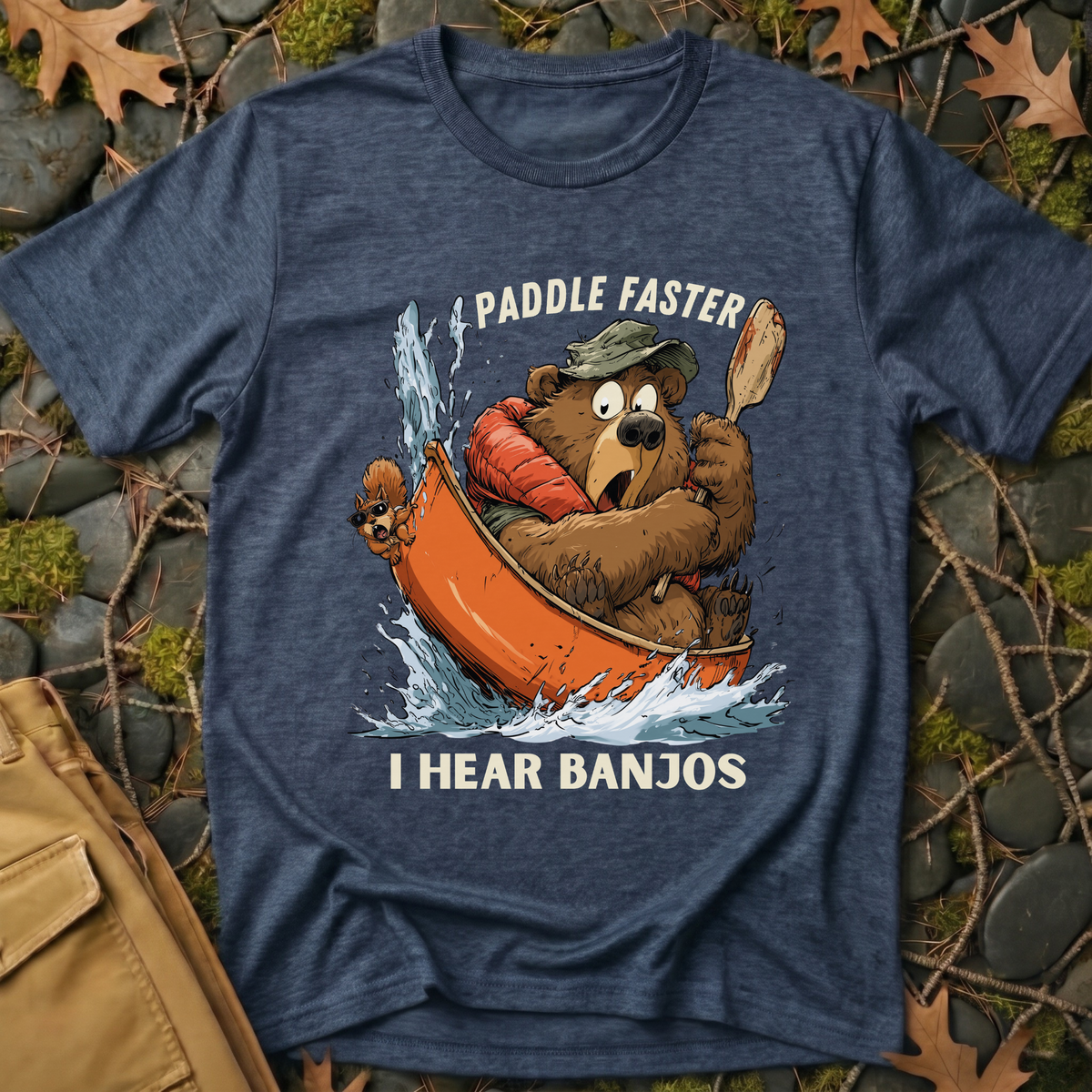 Paddle Faster Bear T-Shirt