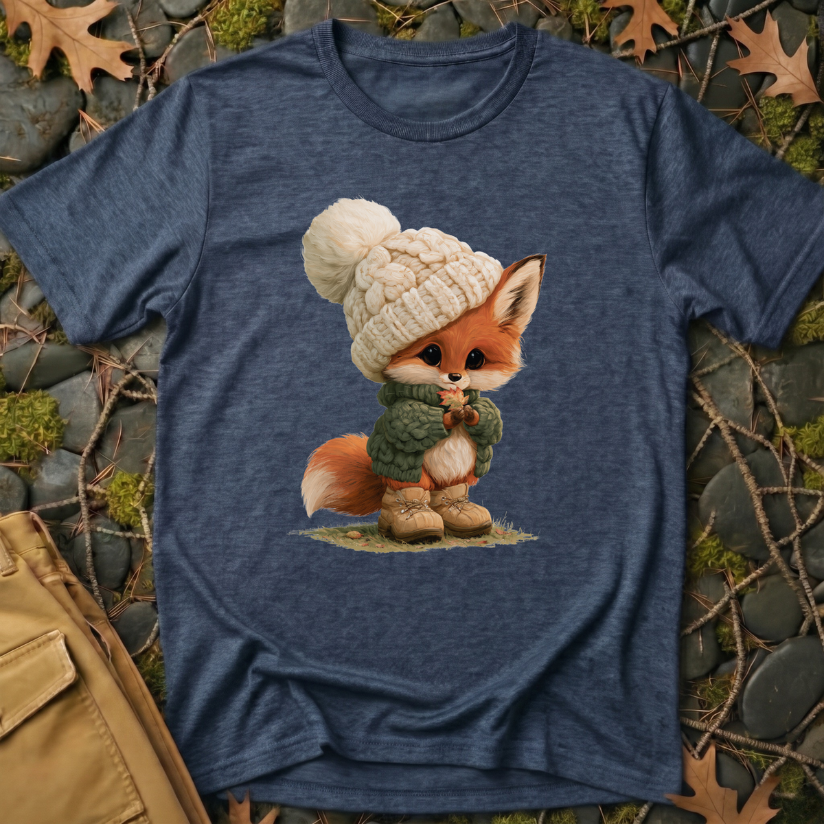 Cozy Autumn Fox T-Shirt