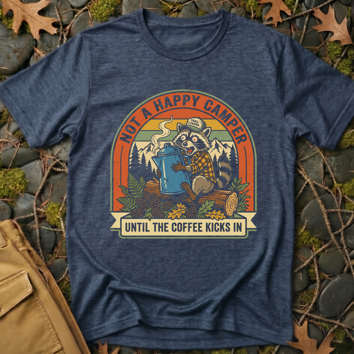 Happy Camper Raccoon T-Shirt