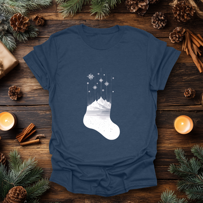 Alpine Christmas Stocking T-Shirt