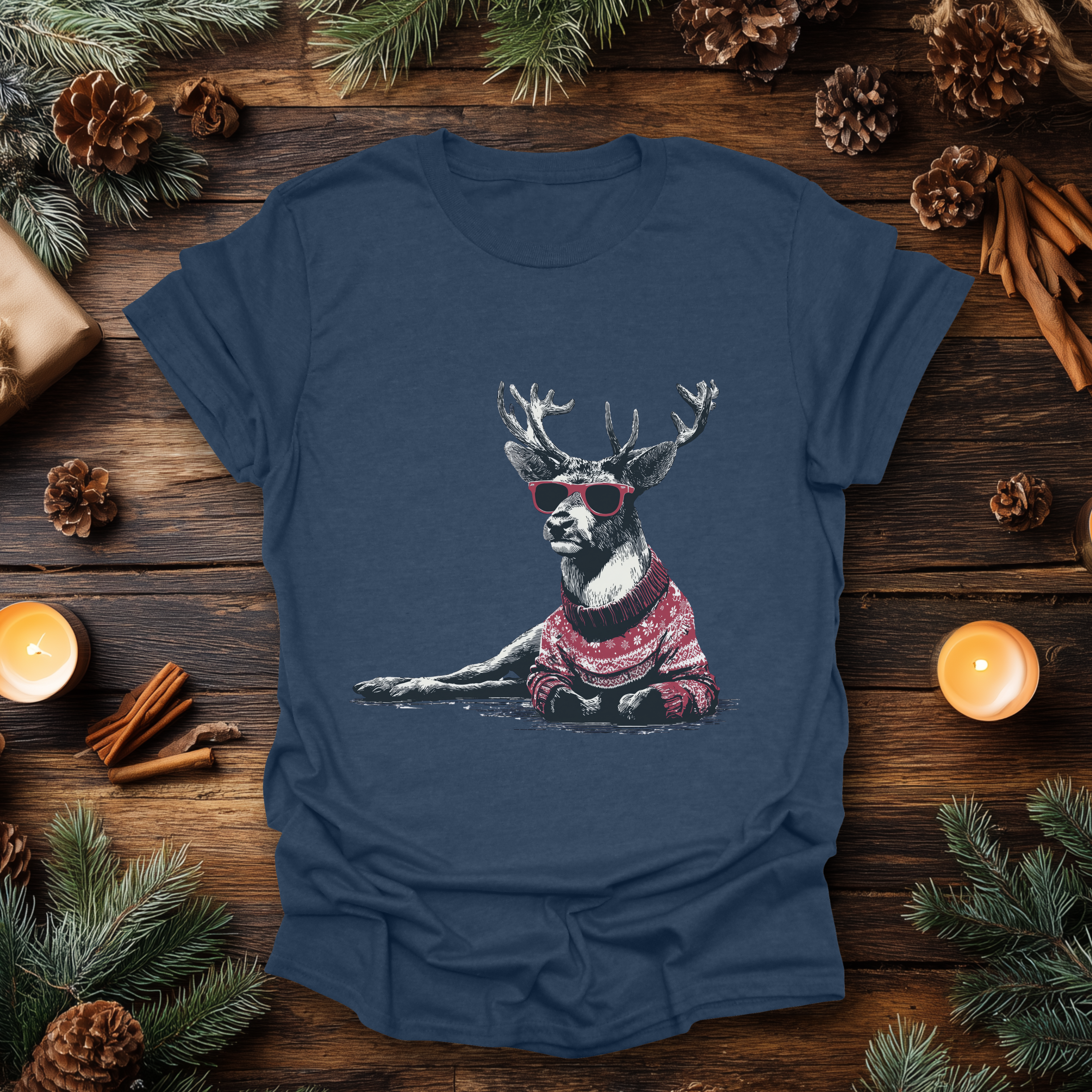 Sleighin’ It Reindeer T-Shirt
