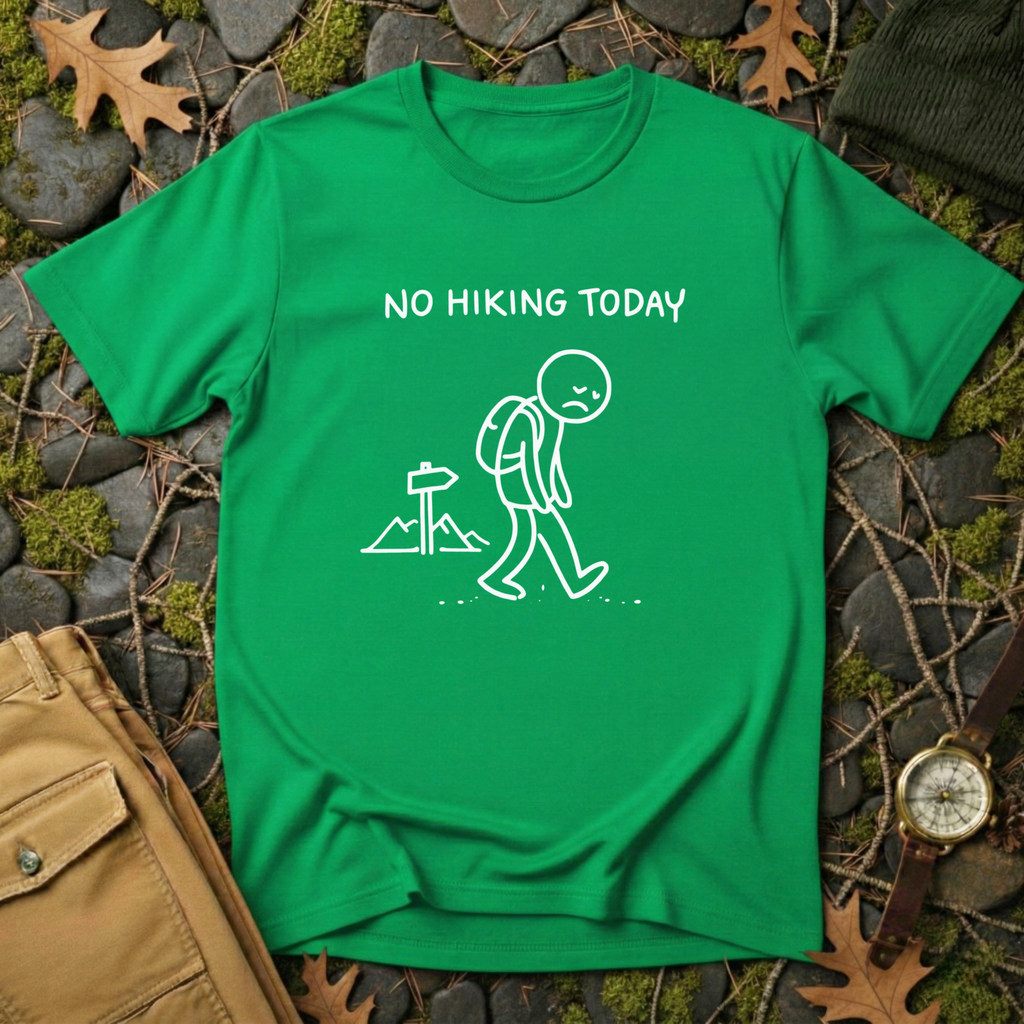 No Hiking Today T-Shirt