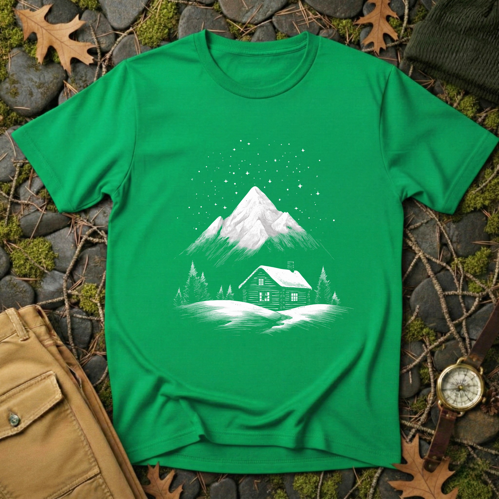 Starry Peaks Cabin T-Shirt