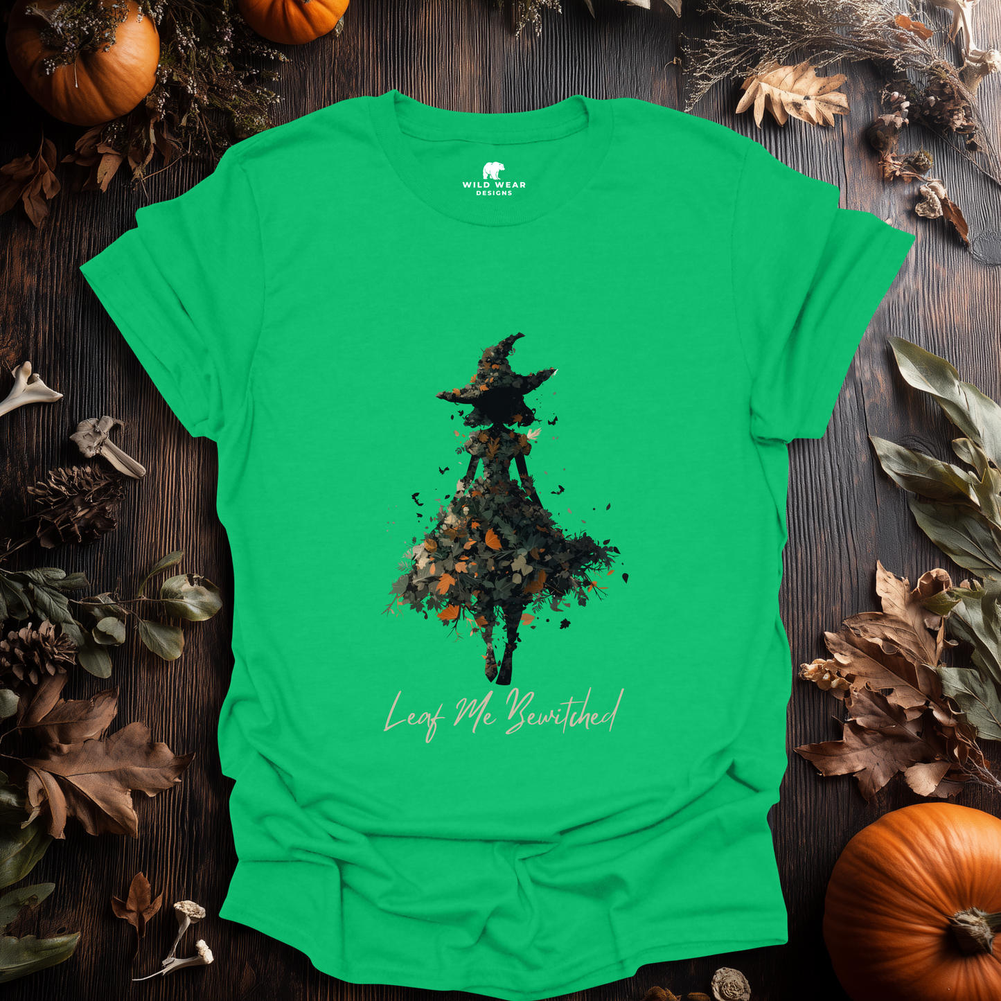 Leaf Me Bewitched Witch T-Shirt