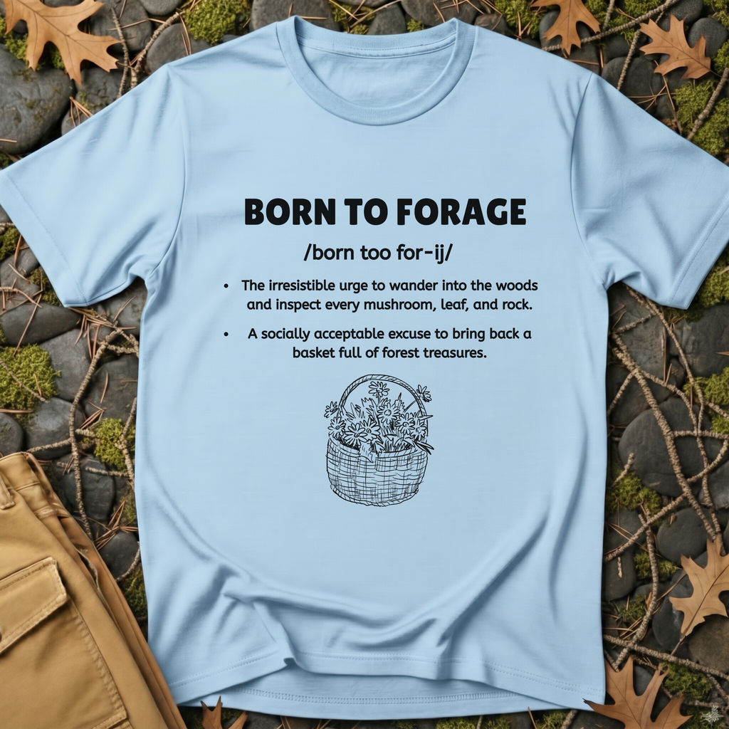 Born to Forage Definition T-Shirt
