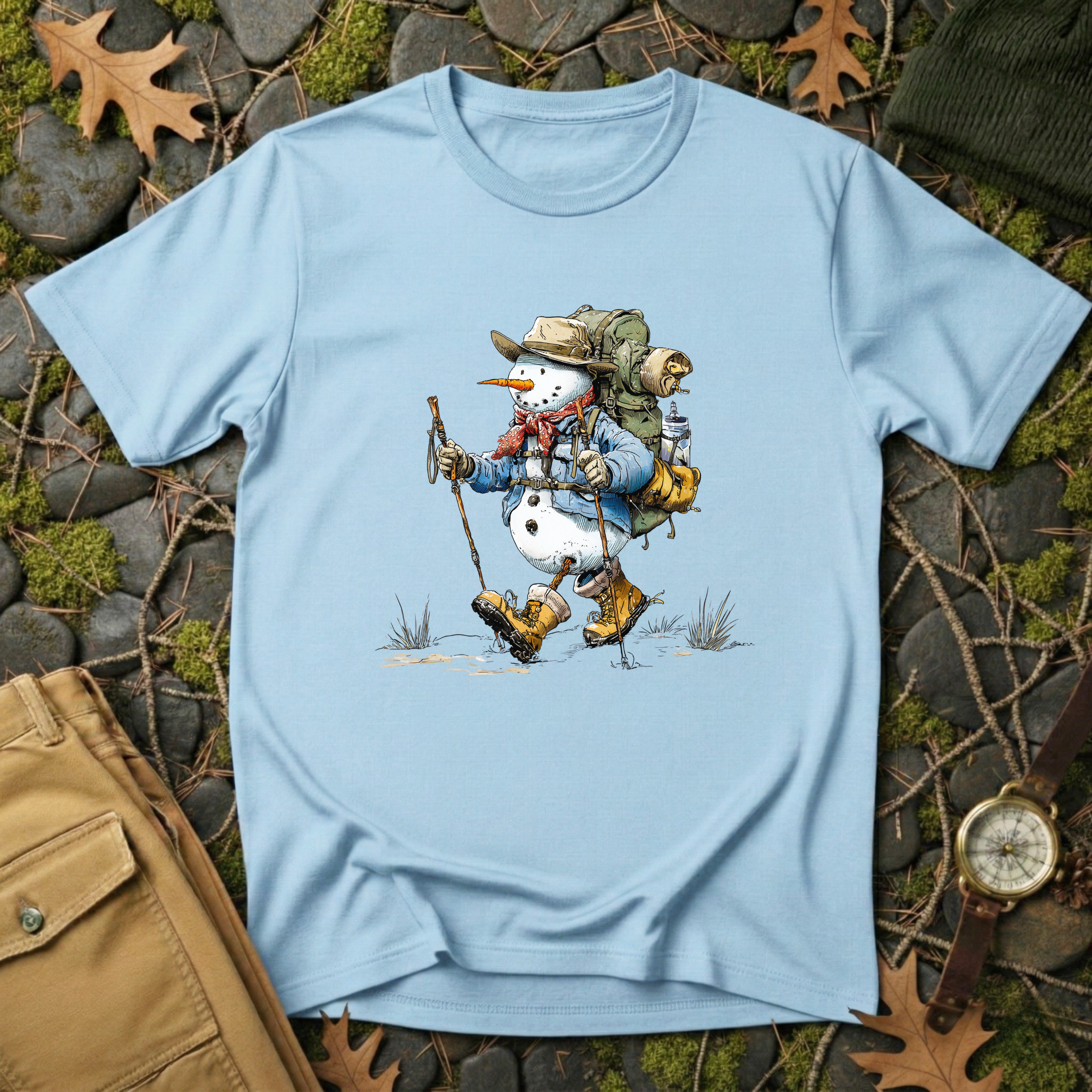 Trailblazing Snowman T-Shirt