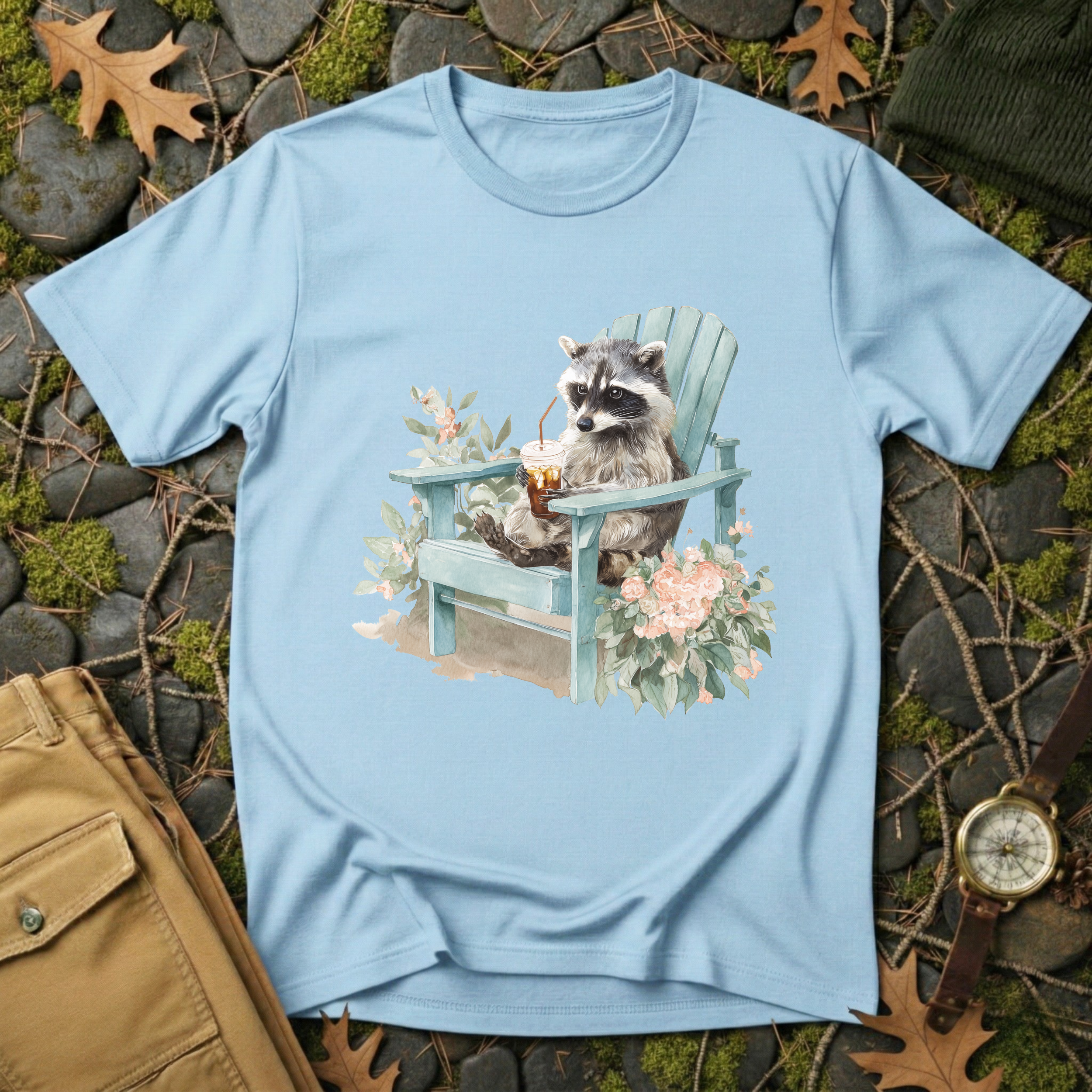 Wild & Unbothered Raccoon T-Shirt