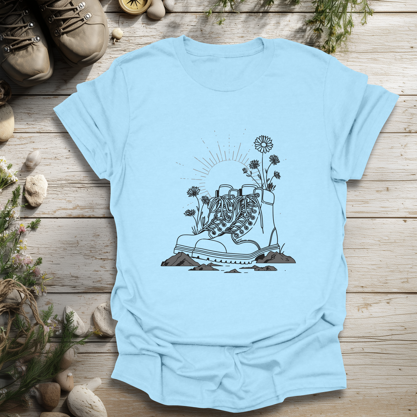 Sunrise Trail Boots T-Shirt