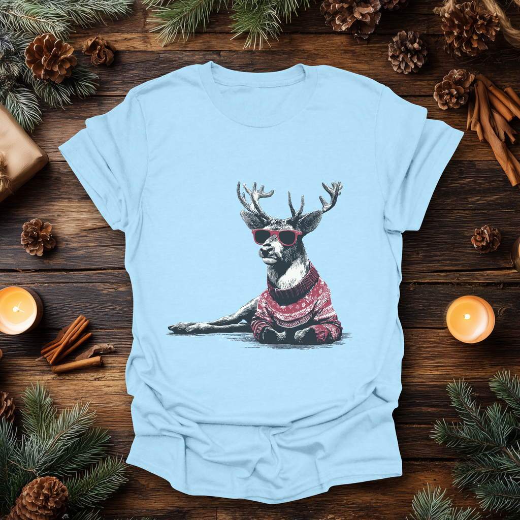 Sleighin’ It Reindeer T-Shirt
