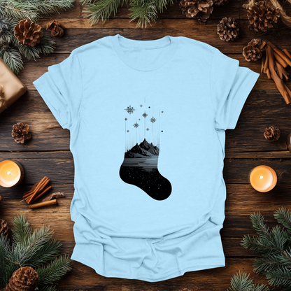 Alpine Christmas Stocking T-Shirt