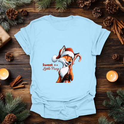Sweet & a Little Foxy Christmas T-Shirt
