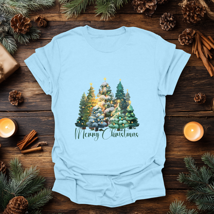 “Merry Christmas” Forest Tree T-Shirt