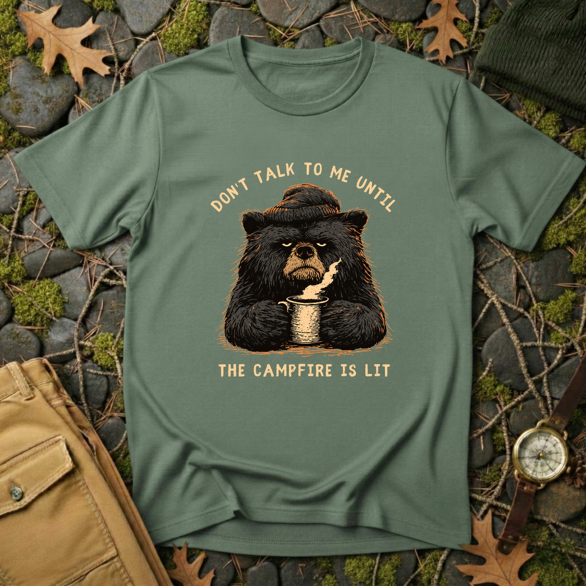 Campfire Bear T-Shirt