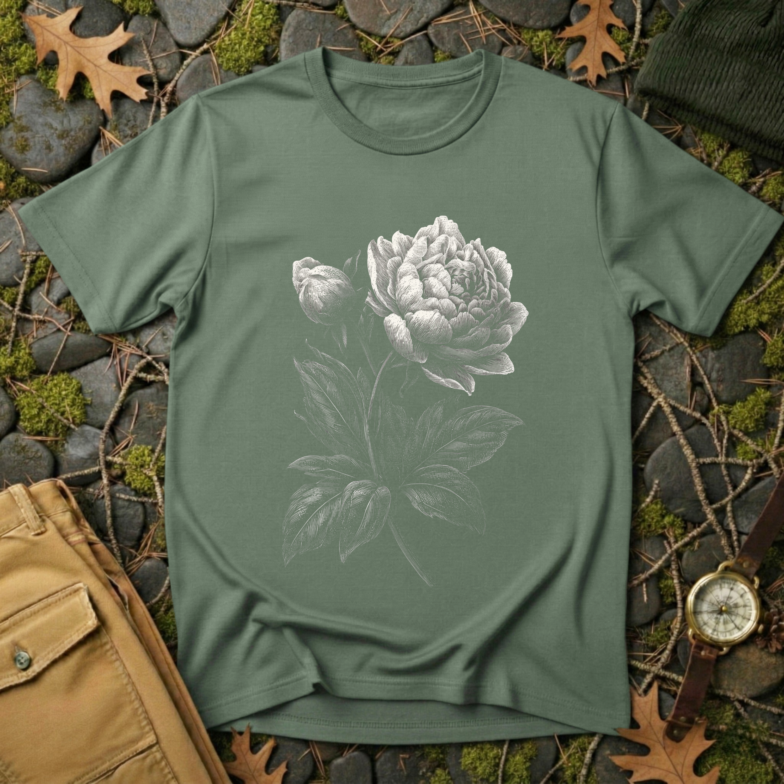 Vintage Peony T-Shirt