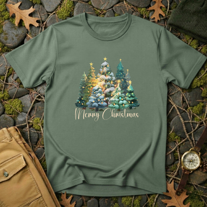 “Merry Christmas” Forest Tree T-Shirt
