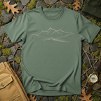 Mountain Line Art T-Shirt