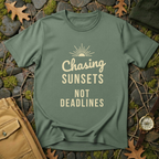 Chasing Sunsets, Not Deadlines T-Shirt