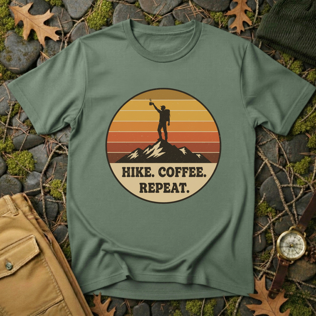 Hike Coffee Repeat T-Shirt