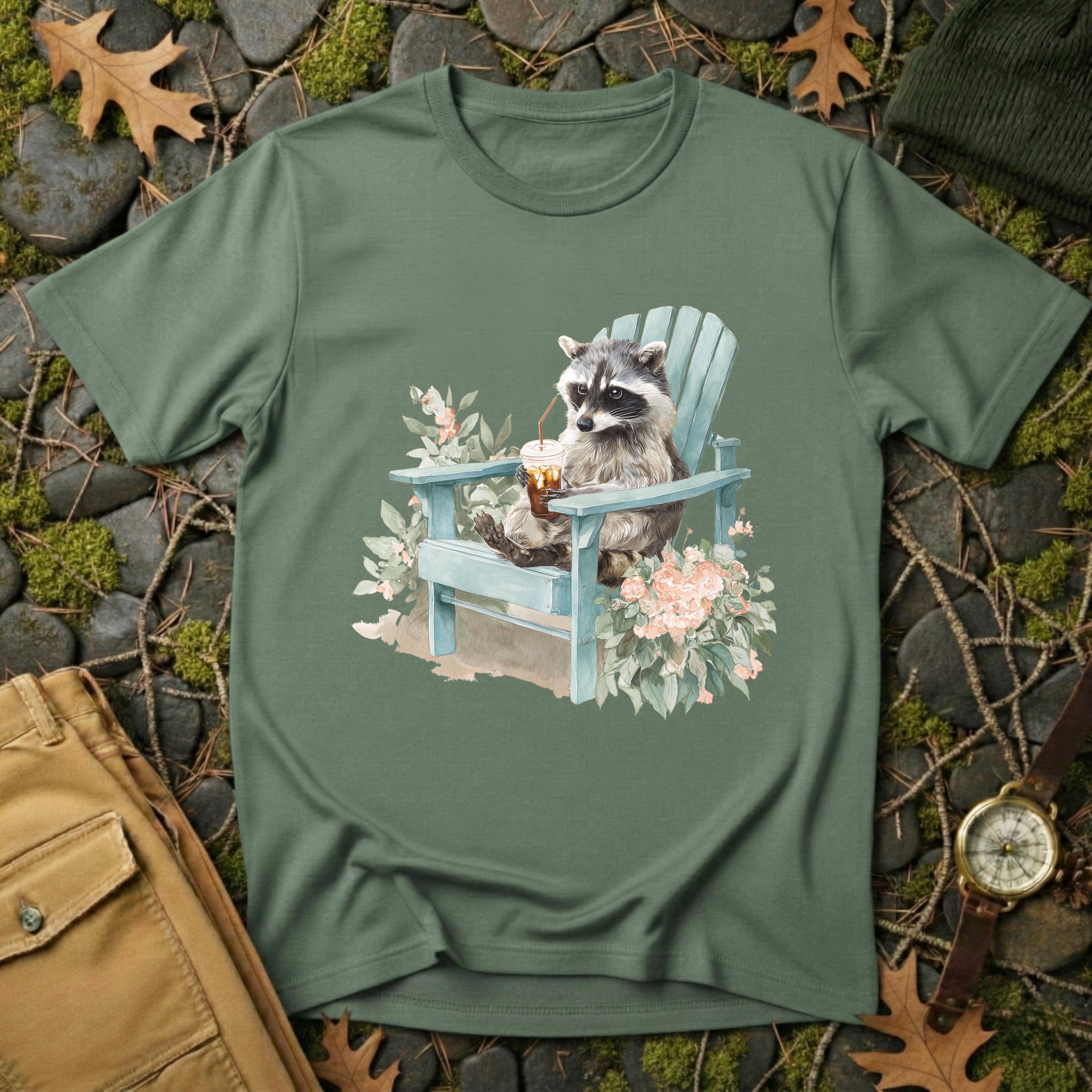Wild & Unbothered Raccoon T-Shirt