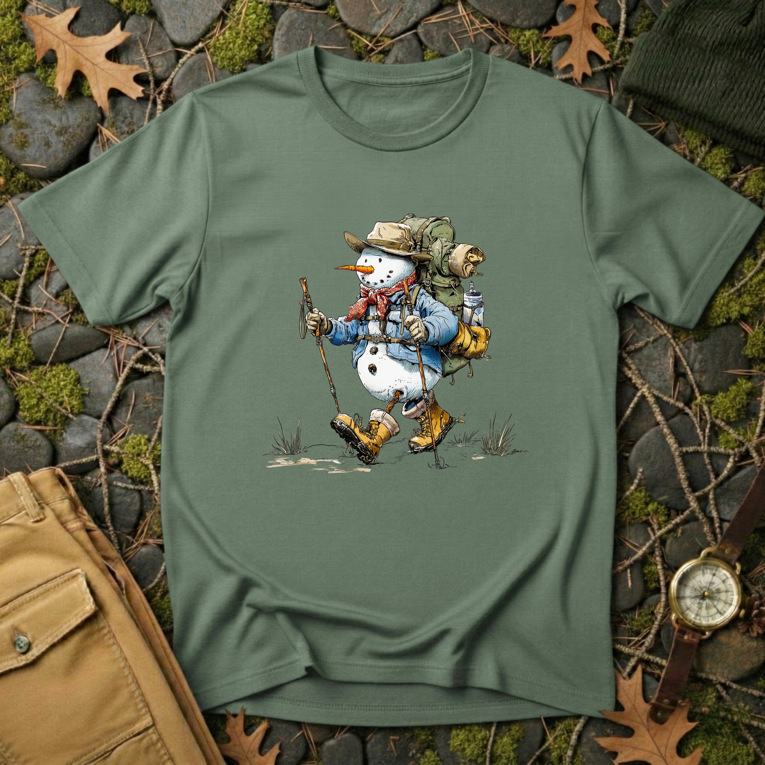 Trailblazing Snowman T-Shirt