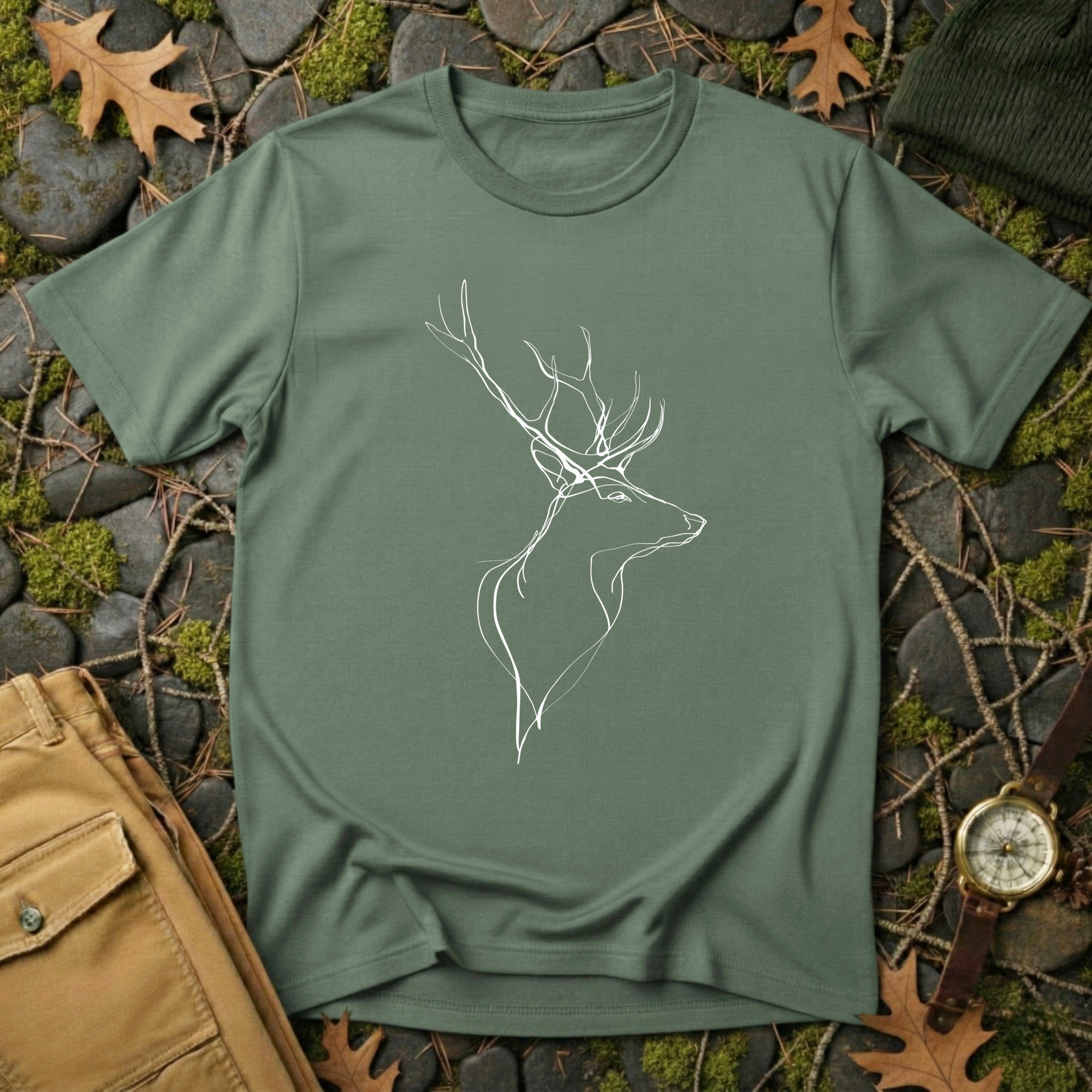 Linear Stag T-Shirt