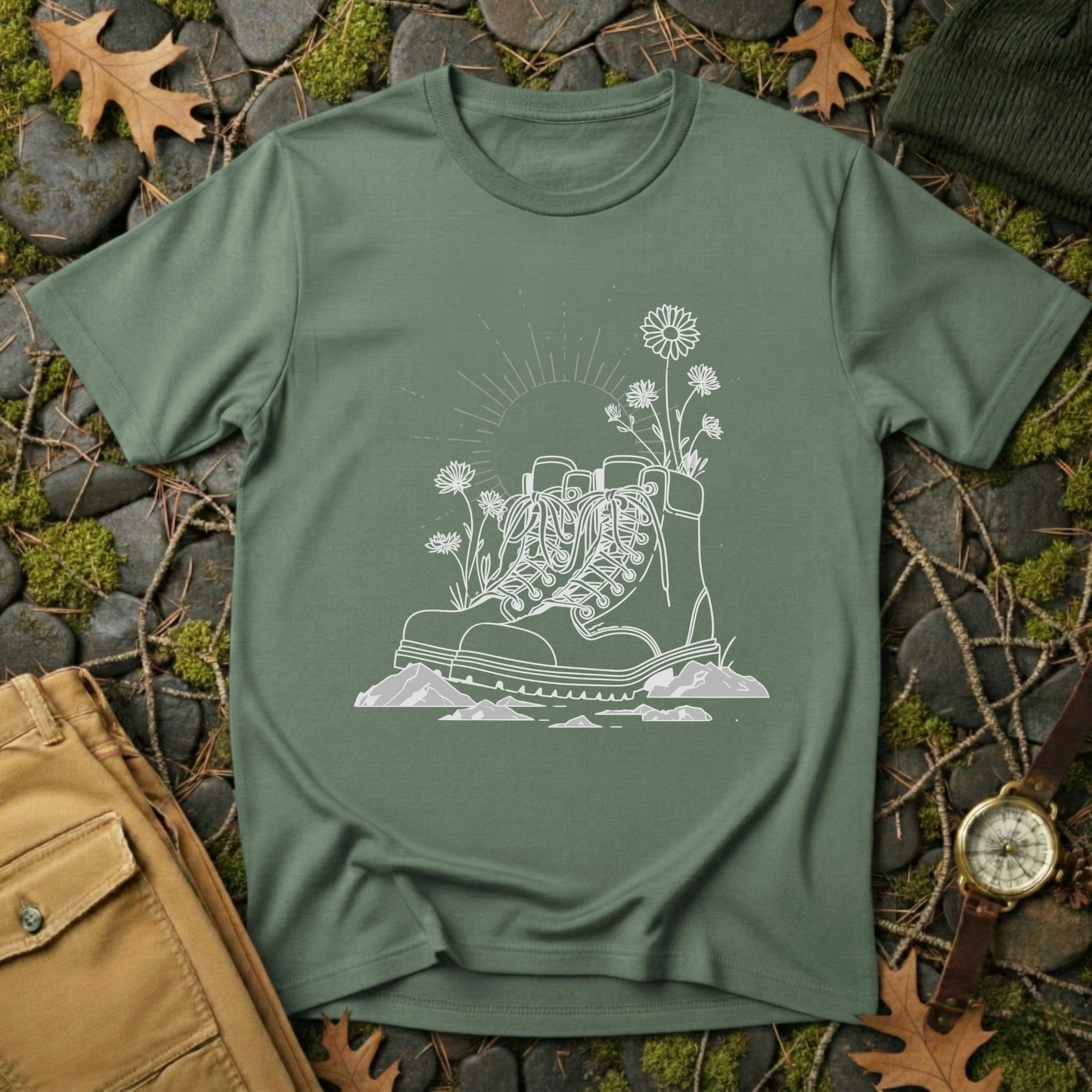 Sunrise Trail Boots T-Shirt