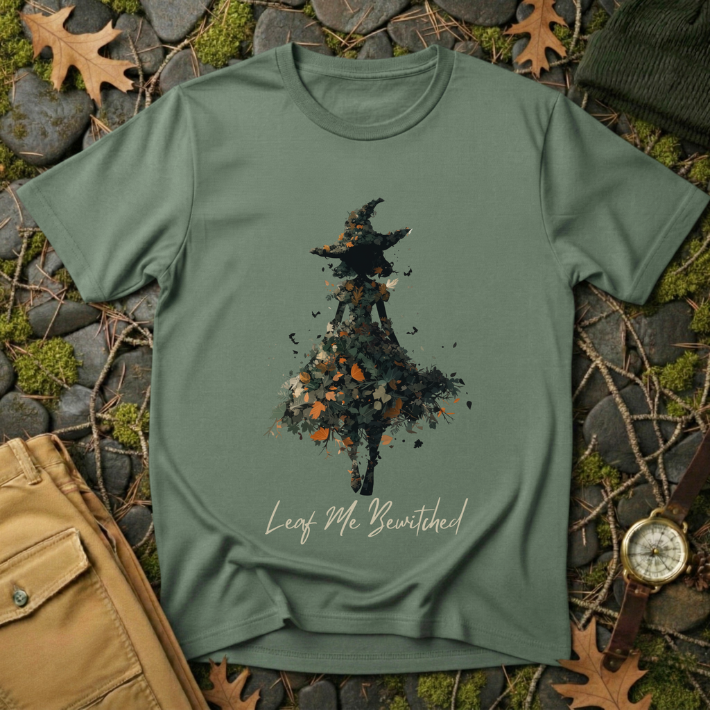 Leaf Me Bewitched Witch T-Shirt