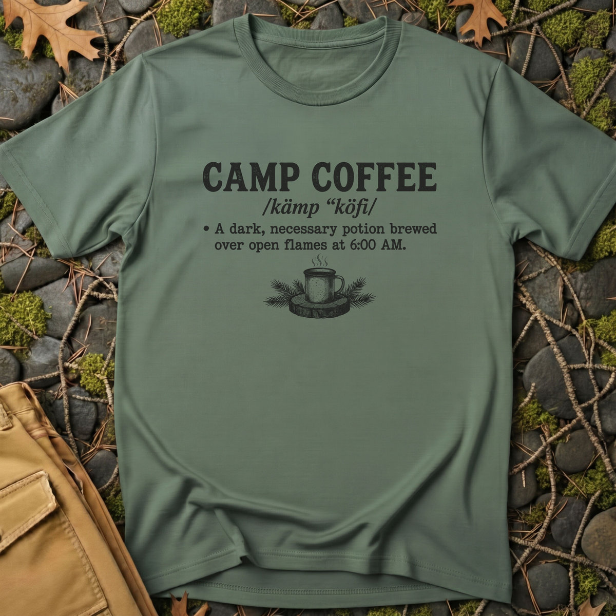 Camp Coffee Definition T-Shirt