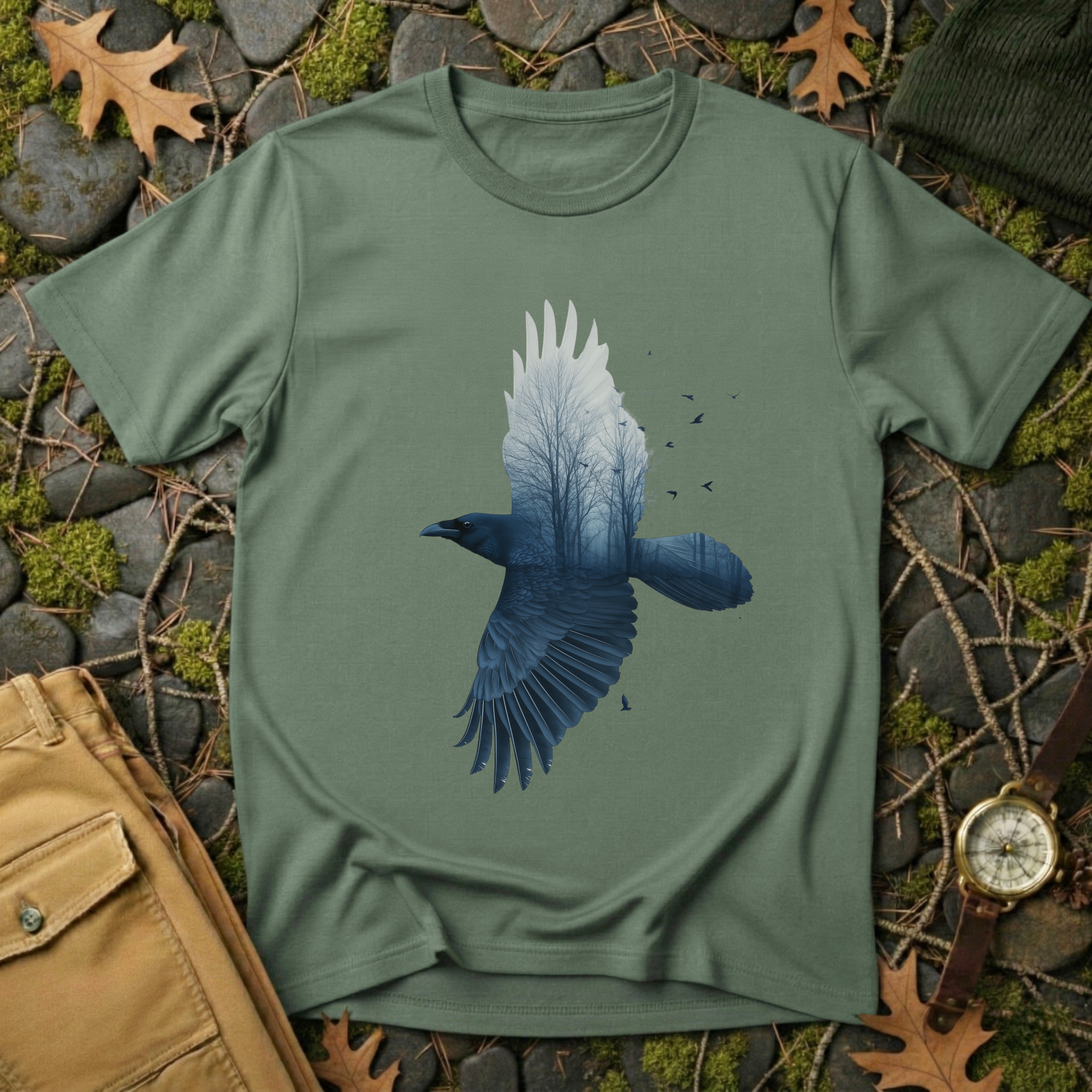Shadow Flight Crow T-Shirt