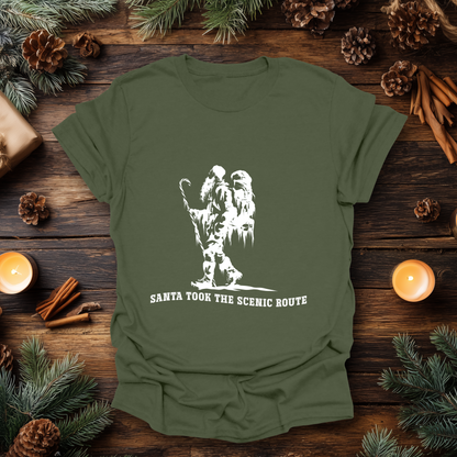 Santa Took the Scenic Route T-Shirt