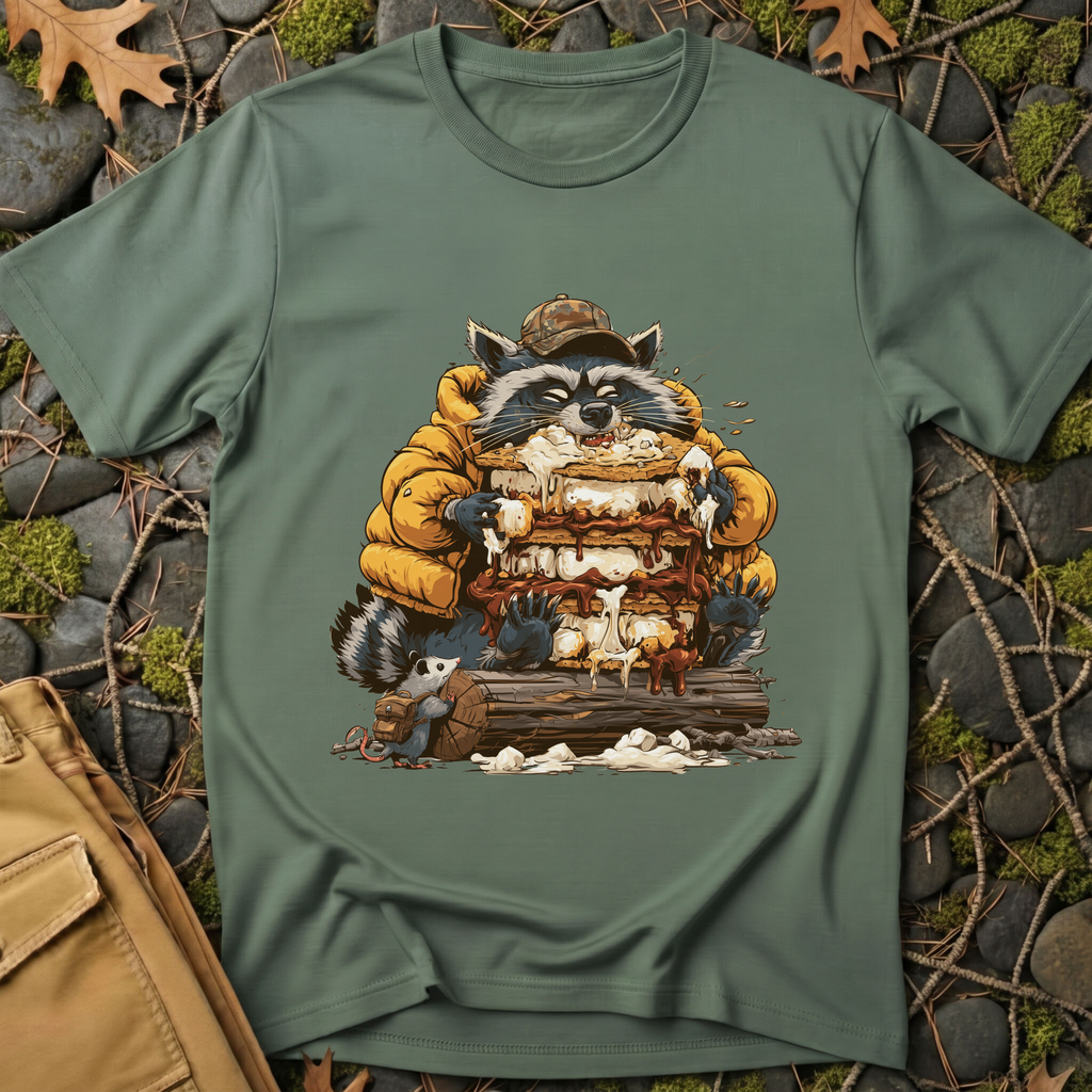 S'mores Expert Raccoon T-Shirt