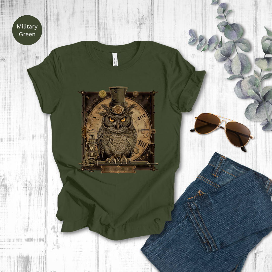 Owl Of Time T-Shirt