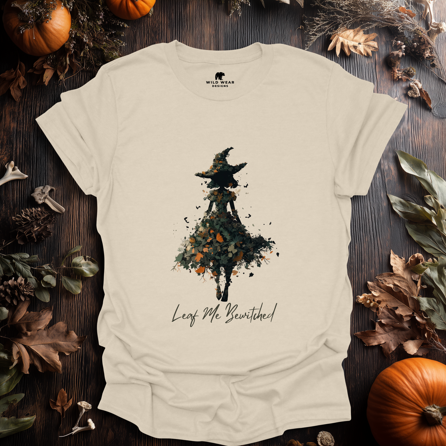 Leaf Me Bewitched Witch T-Shirt