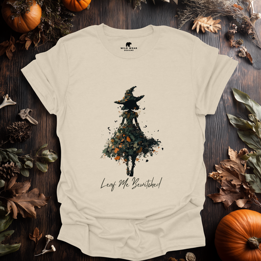 Leaf Me Bewitched Witch T-Shirt
