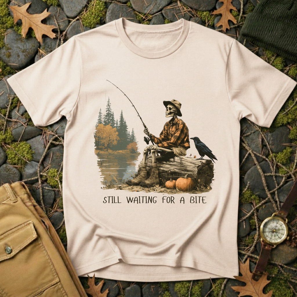Fishing Skeleton T-Shirt