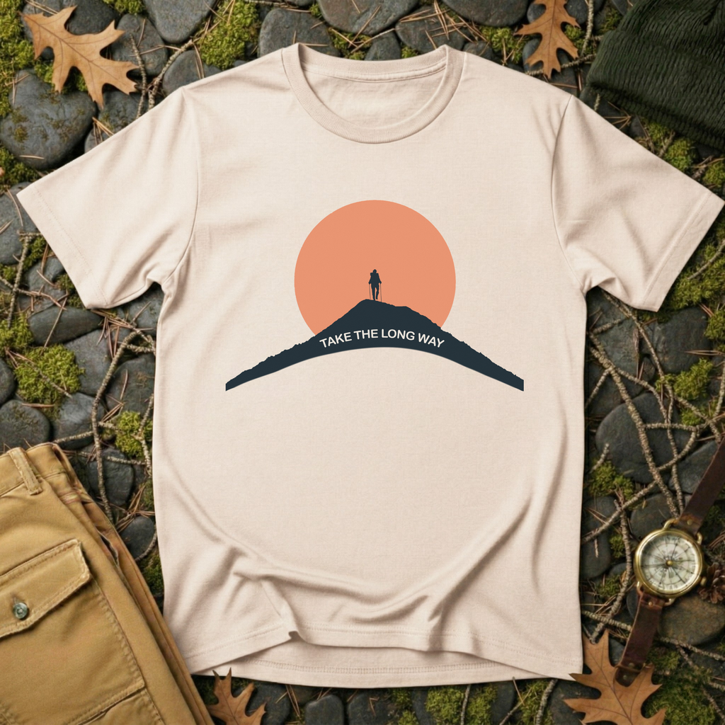 Take the Long Way - Mountain Ascent T-Shirt