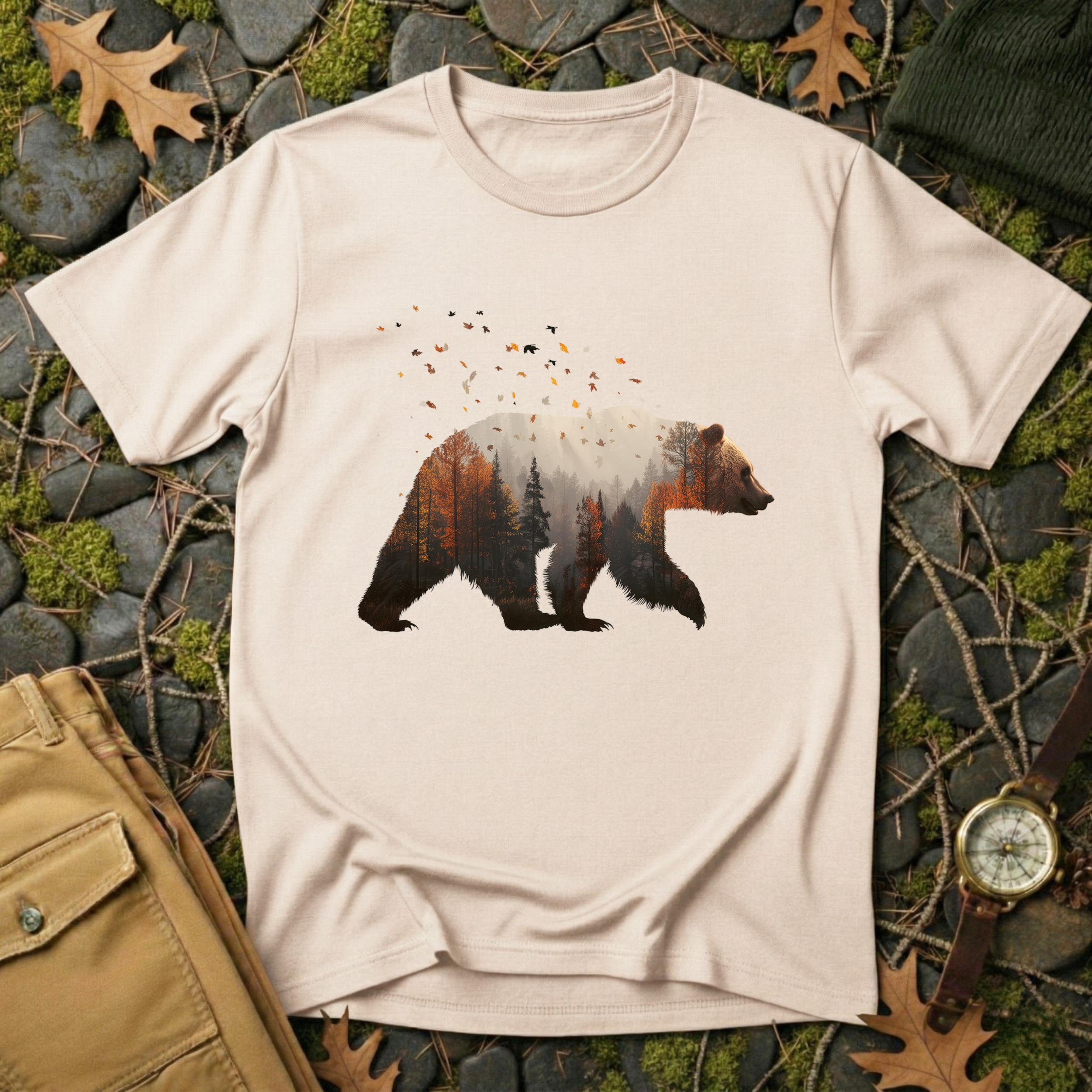 Autumn Breeze Bear T-Shirt