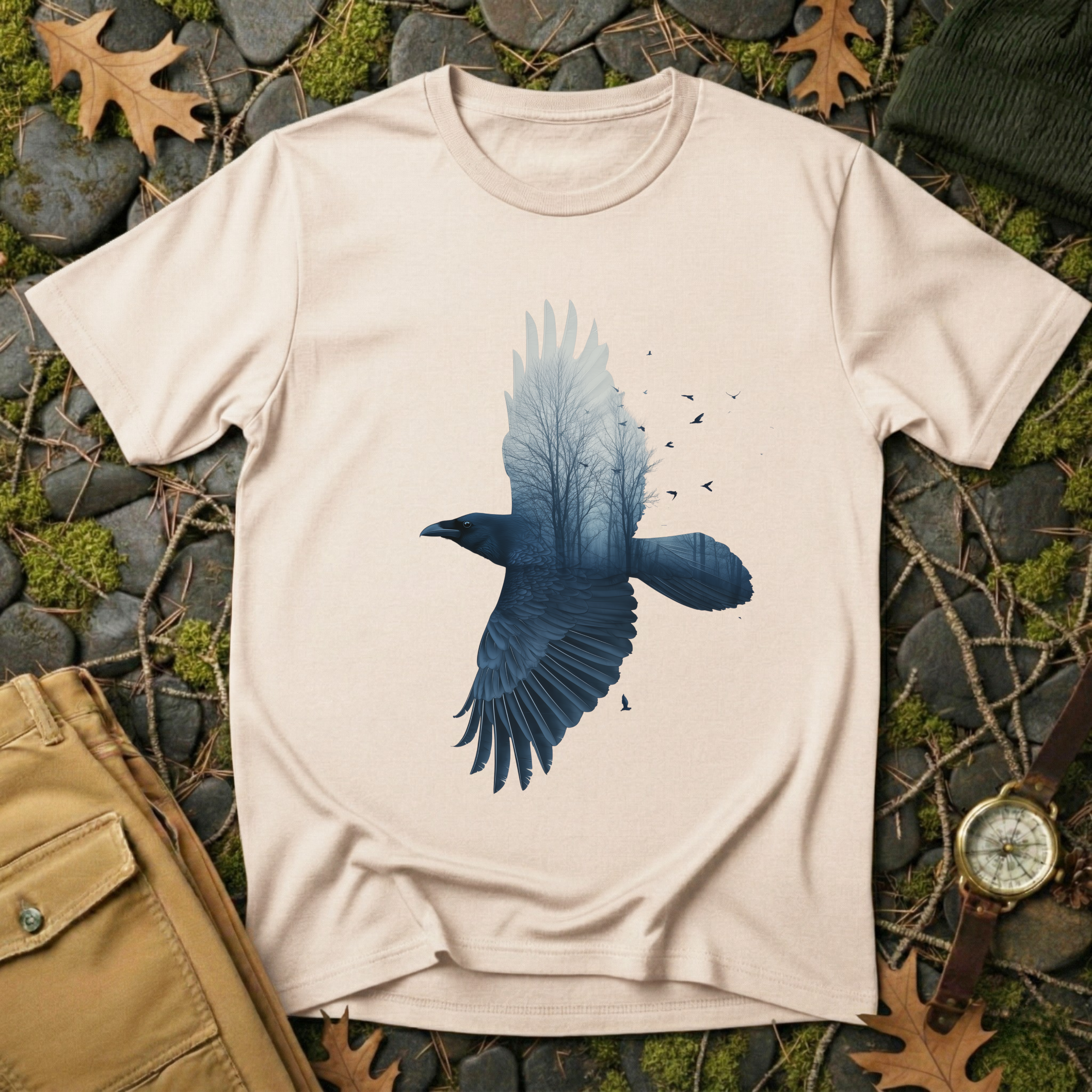 Shadow Flight Crow T-Shirt