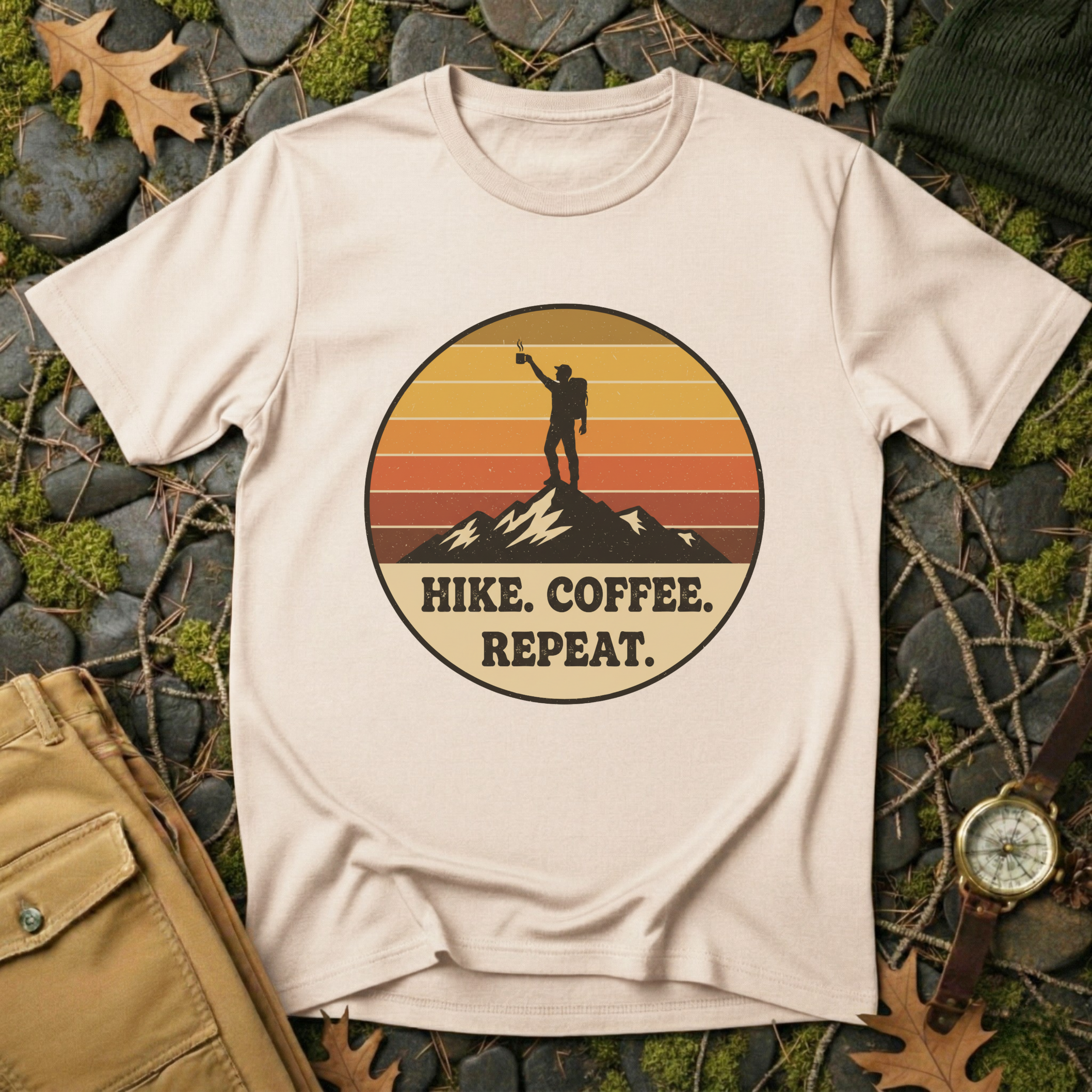 Hike Coffee Repeat T-Shirt