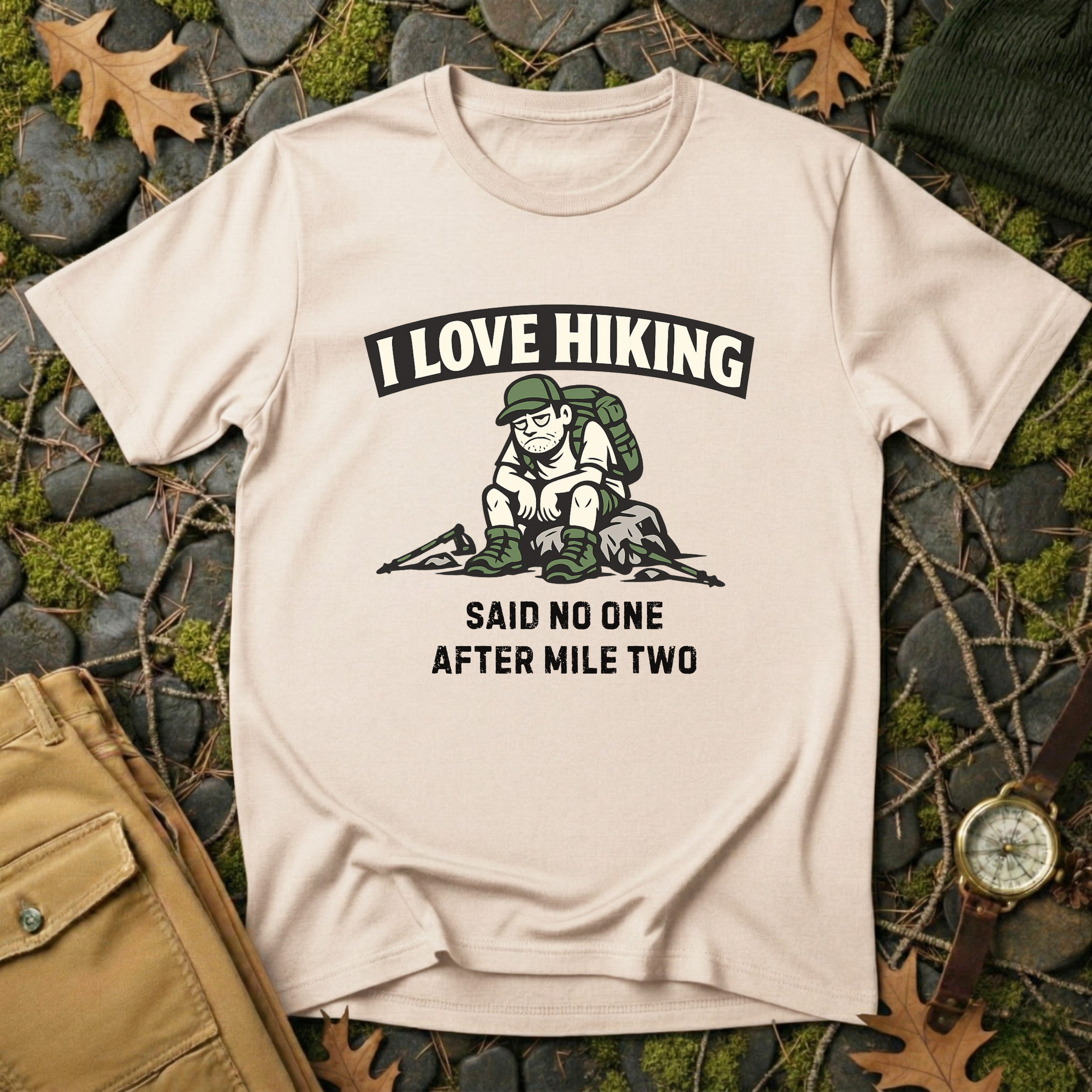 Male Hate Hiking T-Shirt
