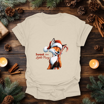 Sweet & a Little Foxy Christmas T-Shirt