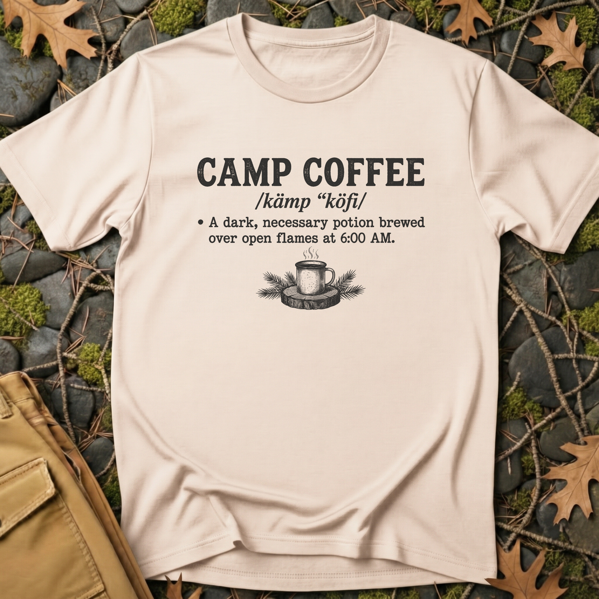 Camp Coffee Definition T-Shirt