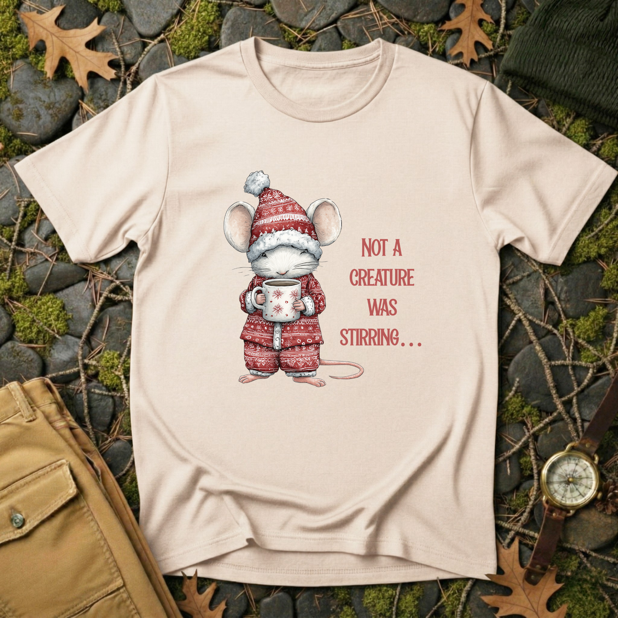 Not a creature was stirring… Christmas T-Shirt