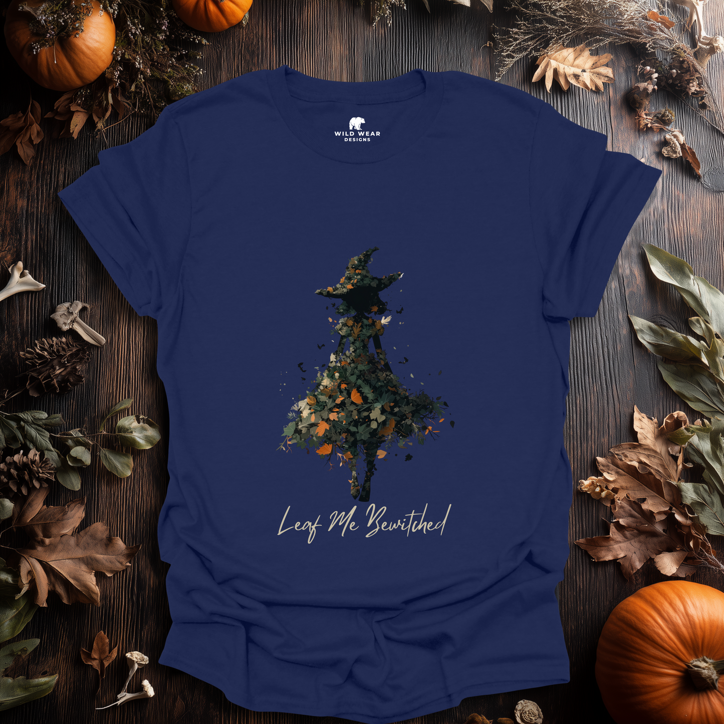 Leaf Me Bewitched Witch T-Shirt