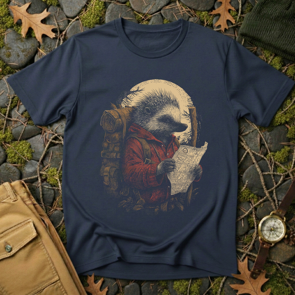 Hiker Hedgehog T-Shirt