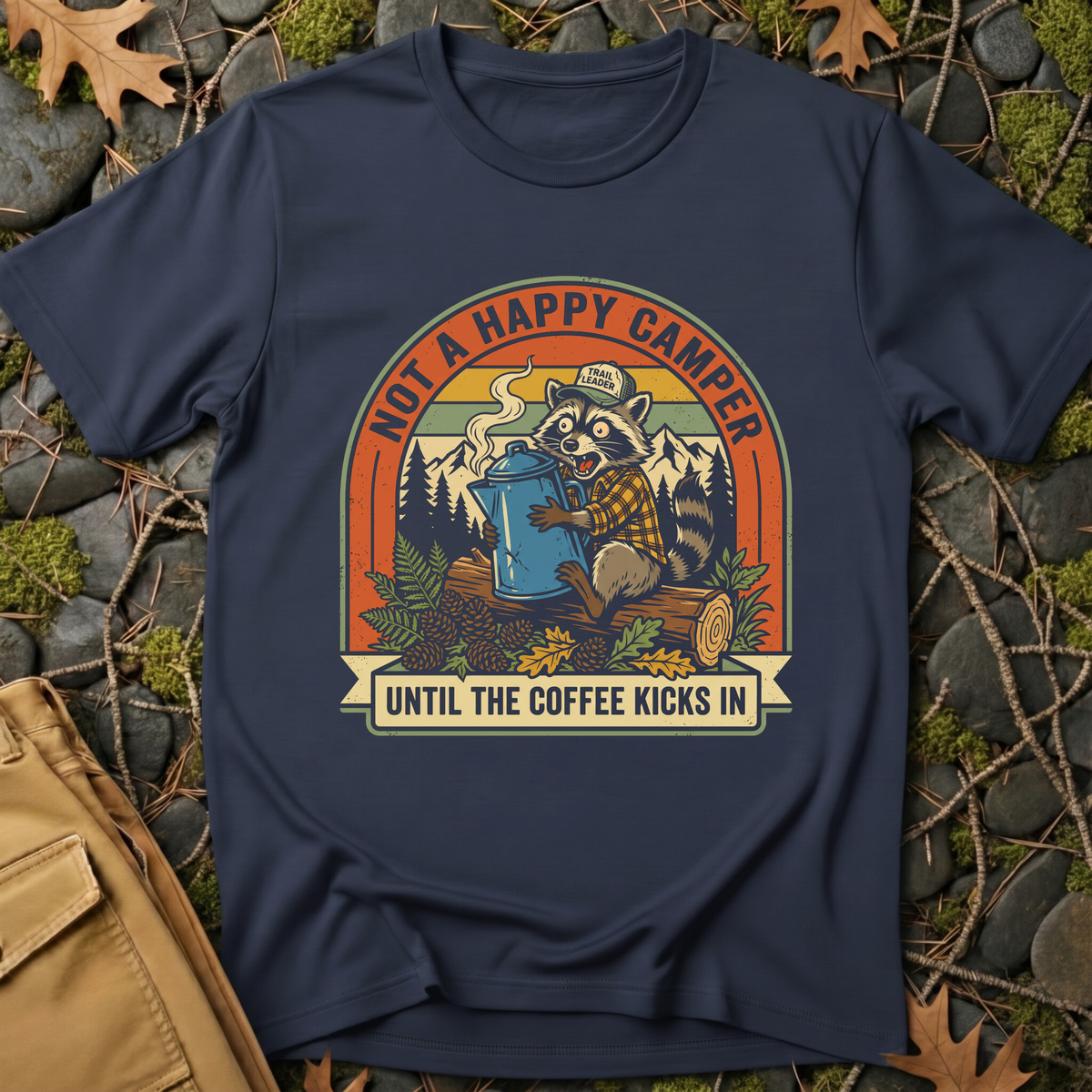 Happy Camper Raccoon T-Shirt