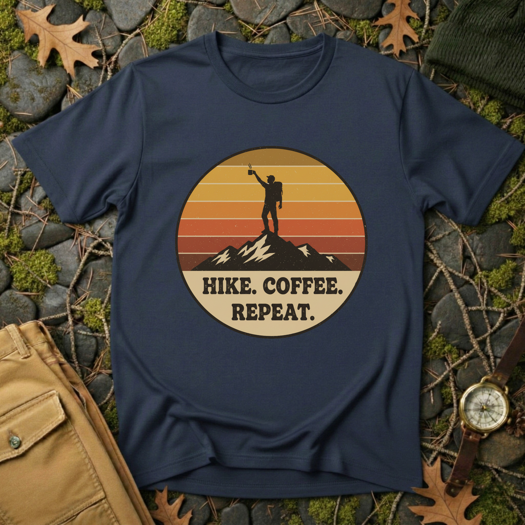 Hike Coffee Repeat T-Shirt