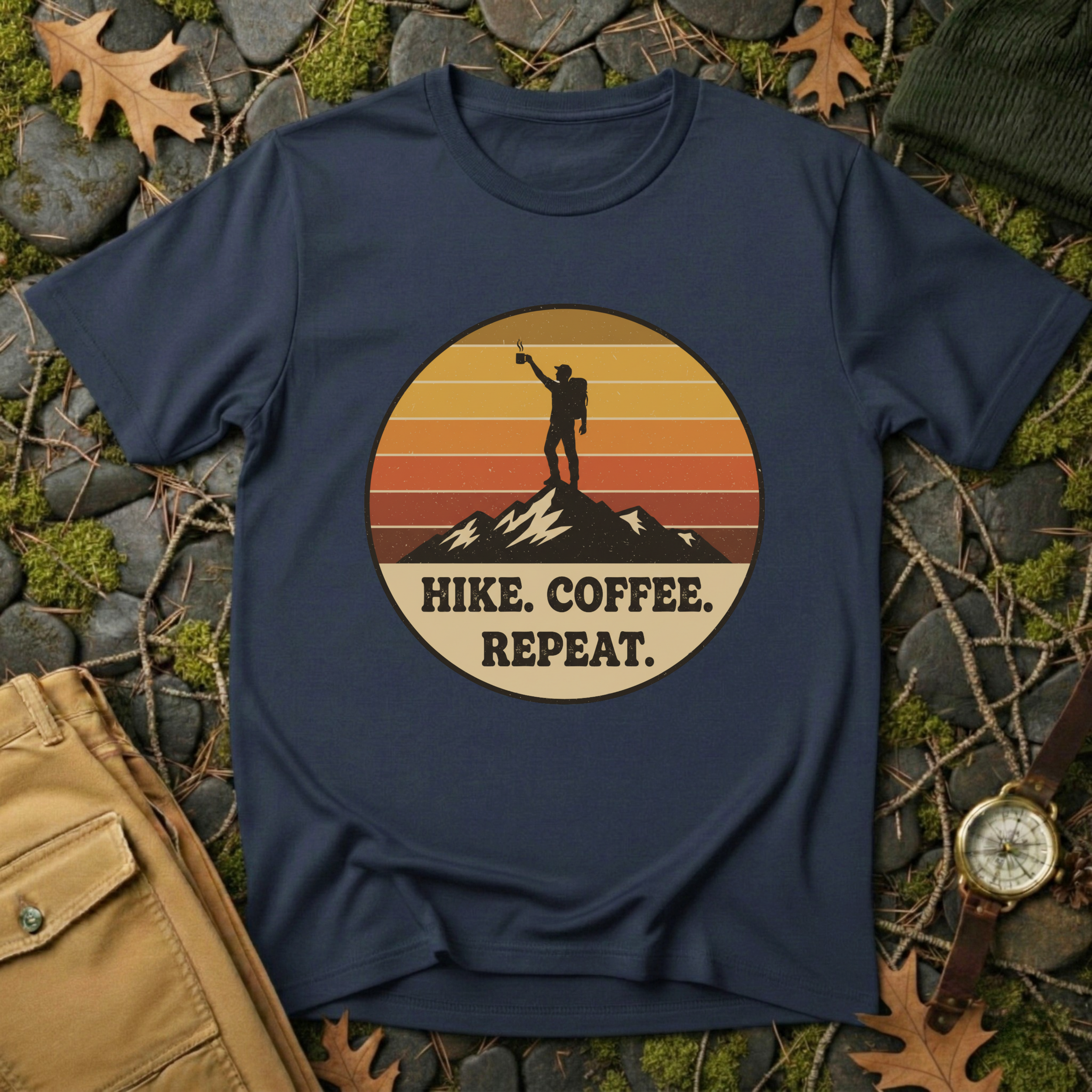 Hike Coffee Repeat T-Shirt