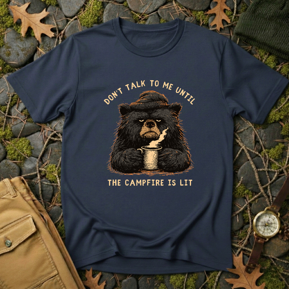 Campfire Bear T-Shirt