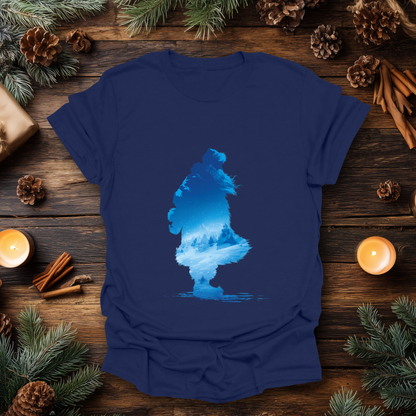 Santa’s Winter Village Silhouette T-Shirt